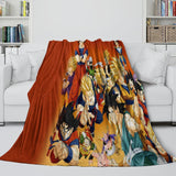Laden Sie das Bild in den Galerie-Viewer, Dragon Ball KAI Blanket Flannel Throw Room Decoration