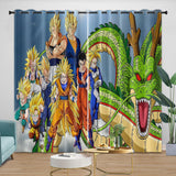 Laden Sie das Bild in den Galerie-Viewer, Dragon Ball KAI Curtains Blackout Window Kids Room Drapes