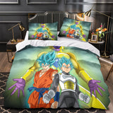 Laden Sie das Bild in den Galerie-Viewer, Dragon Ball KAI Duvet Cover Kids Room Bedding Set Without Filler