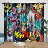 Laden Sie das Bild in den Galerie-Viewer, Dragon Ball Super Curtains Blackout Window Drapes Room Decoration