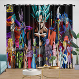 Laden Sie das Bild in den Galerie-Viewer, Dragon Ball Super Curtains Blackout Window Drapes Room Decoration