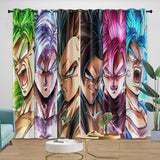 Laden Sie das Bild in den Galerie-Viewer, Dragon Ball Super Curtains Blackout Window Kids Room Drapes
