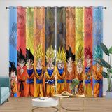 Laden Sie das Bild in den Galerie-Viewer, Dragon Ball Super Curtains Blackout Window Kids Room Drapes