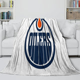 Laden Sie das Bild in den Galerie-Viewer, Edmonton Oilers Blanket Flannel Throw Kids Room Decoration