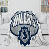 Laden Sie das Bild in den Galerie-Viewer, Edmonton Oilers Blanket Flannel Throw Kids Room Decoration
