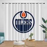 Laden Sie das Bild in den Galerie-Viewer, Edmonton Oilers Curtains Blackout Window Drapes Room Decoration