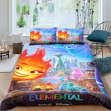 Laden Sie das Bild in den Galerie-Viewer, Elemental Bettwäsche-Set, gemusterter Bettbezug ohne Füllstoff