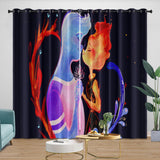 Laden Sie das Bild in den Galerie-Viewer, Elemental Curtains Blackout Window Drapes Room Decoration