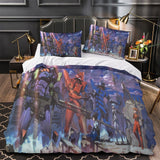 Laden Sie das Bild in den Galerie-Viewer, Evangelion Bettwäsche-Set, Steppdecke, Bettbezug ohne Füllstoff