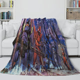 Laden Sie das Bild in den Galerie-Viewer, Evangelion Blanket Flannel Fleece Throw Room Decoration