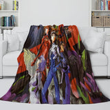 Laden Sie das Bild in den Galerie-Viewer, Evangelion Blanket Flannel Fleece Throw Room Decoration