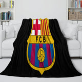 Laden Sie das Bild in den Galerie-Viewer, FC Barcelona Blanket Flannel Fleece Room Decoration