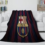 Laden Sie das Bild in den Galerie-Viewer, FC Barcelona Blanket Flannel Fleece Room Decoration