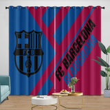 Laden Sie das Bild in den Galerie-Viewer, FC Barcelona Curtains Blackout Window Drapes Kids Room Decoration