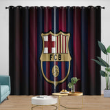 Laden Sie das Bild in den Galerie-Viewer, FC Barcelona Curtains Blackout Window Drapes Kids Room Decoration