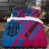 Laden Sie das Bild in den Galerie-Viewer, FC Barcelona Duvet Cover Kids Bedding Set Without Filler
