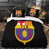 Laden Sie das Bild in den Galerie-Viewer, FC Barcelona Duvet Cover Kids Bedding Set Without Filler