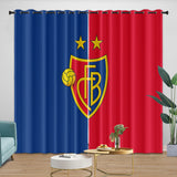 Laden Sie das Bild in den Galerie-Viewer, FC Basel Curtains Blackout Window Drapes Kids Room Decoration