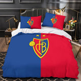 Laden Sie das Bild in den Galerie-Viewer, FC Basel Duvet Cover Kids Bedding Set Without Filler