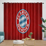 Laden Sie das Bild in den Galerie-Viewer, FC Bayern Munich Curtains Blackout Window Drapes Kids Room Decoration
