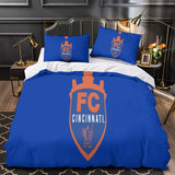 Laden Sie das Bild in den Galerie-Viewer, FC Cincinnati Bettwäsche-Set, Bettbezug ohne Füllstoff