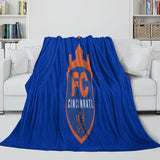 Laden Sie das Bild in den Galerie-Viewer, FC Cincinnati Blanket Flannel Fleece Throw Room Decoration