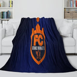 Laden Sie das Bild in den Galerie-Viewer, FC Cincinnati Blanket Flannel Fleece Throw Room Decoration