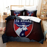 Laden Sie das Bild in den Galerie-Viewer, FC Dallas Bedding Set Duvet Cover Without Filler