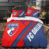 Laden Sie das Bild in den Galerie-Viewer, FC Dallas Bedding Set Duvet Cover Without Filler