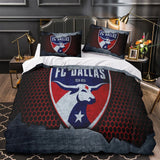 Laden Sie das Bild in den Galerie-Viewer, FC Dallas Bedding Set Duvet Cover Without Filler