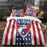 Laden Sie das Bild in den Galerie-Viewer, FC Dallas Bedding Set Duvet Cover Without Filler