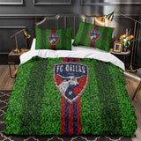 Laden Sie das Bild in den Galerie-Viewer, FC Dallas Bedding Set Duvet Cover Without Filler