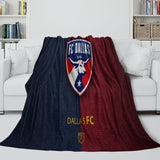 Laden Sie das Bild in den Galerie-Viewer, FC Dallas Blanket Flannel Fleece Throw Room Decoration