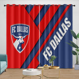 Laden Sie das Bild in den Galerie-Viewer, FC Dallas Curtains Blackout Window Drapes Room Decoration