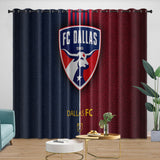 Laden Sie das Bild in den Galerie-Viewer, FC Dallas Curtains Blackout Window Drapes Room Decoration