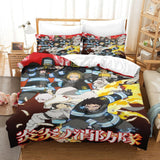 Laden Sie das Bild in den Galerie-Viewer, Fire Force Bedding Set Pattern Quilt Cover Without Filler