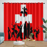 Laden Sie das Bild in den Galerie-Viewer, Fire Force Curtains Blackout Window Drapes Room Decoration