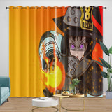 Laden Sie das Bild in den Galerie-Viewer, Fire Force Curtains Blackout Window Drapes Room Decoration