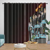 Laden Sie das Bild in den Galerie-Viewer, Fire Force Curtains Blackout Window Drapes Room Decoration