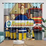 Laden Sie das Bild in den Galerie-Viewer, Fireman Sam Curtains Blackout Window Drapes