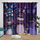 Laden Sie das Bild in den Galerie-Viewer, Five Nights At Freddys Curtains Room Decoration