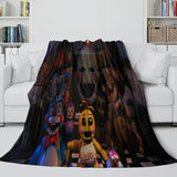 Laden Sie das Bild in den Galerie-Viewer, Five Nights at Freddy's 2 Blanket Pattern Flannel Throw Room Decoration