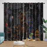 Laden Sie das Bild in den Galerie-Viewer, Five Nights at Freddy's 2 Curtains Blackout Window Drapes Room Decoration