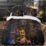 Laden Sie das Bild in den Galerie-Viewer, Five Nights at Freddy's 2 Duvet Cover Pattern Bedding Set Without Filler