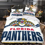 Laden Sie das Bild in den Galerie-Viewer, Florida Panthers Bedding Set Quilt Duvet Cover Without Filler