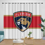 Laden Sie das Bild in den Galerie-Viewer, Florida Panthers Curtains Blackout Window Drapes Room Decoration