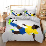 Laden Sie das Bild in den Galerie-Viewer, Football Soccer Bedding Set Quilt Cover Without Filler