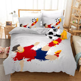 Laden Sie das Bild in den Galerie-Viewer, Football Soccer Bedding Set Quilt Cover Without Filler