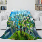 Laden Sie das Bild in den Galerie-Viewer, Fortnite Blanket Flannel Printing Pattern Throw Room Decoration