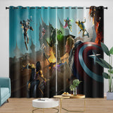 Laden Sie das Bild in den Galerie-Viewer, Fortnite Chapter 5 Season 4 Curtains Blackout Window Drapes Room Decoration